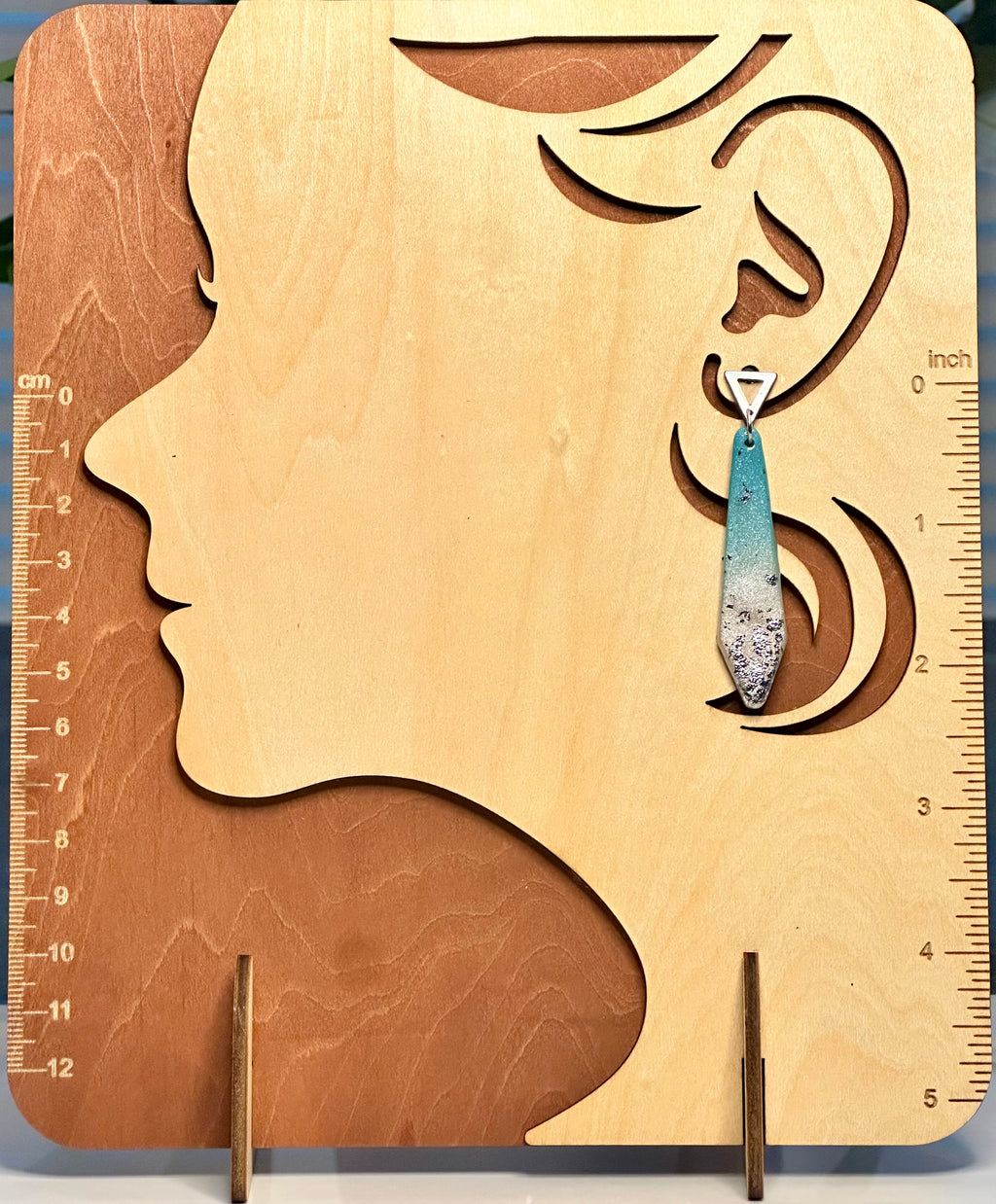 Seaglass Shard Drop Earrings