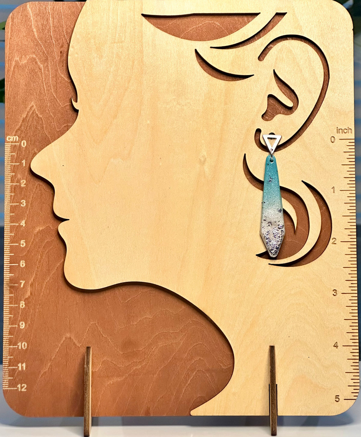 Seaglass Shard Drop Earrings