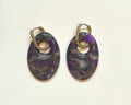 Violet Hour Oval Drop Earrings