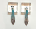 Seaglass Shard Drop Earrings